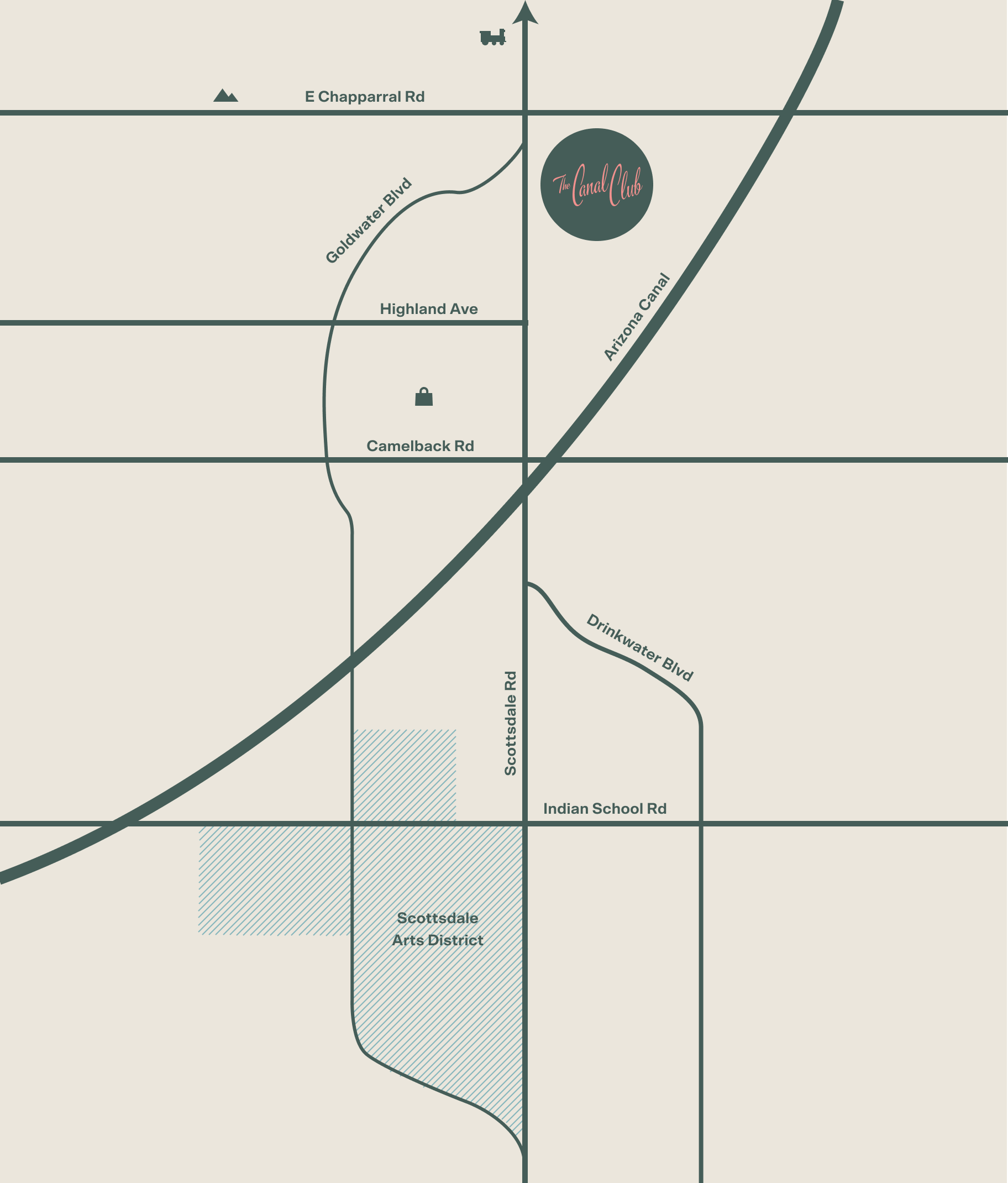 Canal Club Map